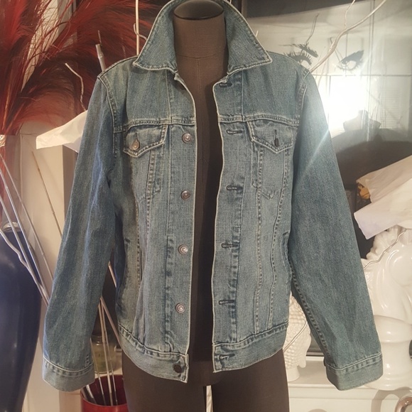 Gap Denim Jacket Blue Sz Small - Picture 7 of 8